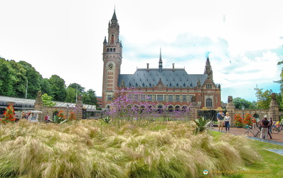 Grounds in front of the Peace Palace